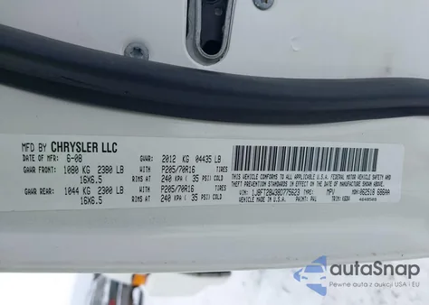 2008 Jeep Patriot Sport from USA, damaged, VIN 1J8FT28W38D775623